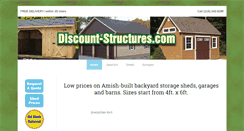 Desktop Screenshot of discount-structures.com